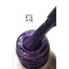Oja Semipermanenta, 10 ml, RICHE Luxury Flashing Disco Nr.14